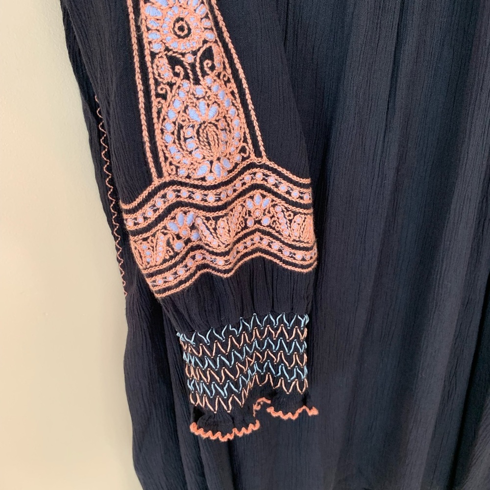 Free People Wind Willow Embroidered Dress S NWT - Picture 4 of 7